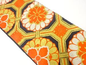 アンティーク　花蜀江文織出し袋帯（材料）